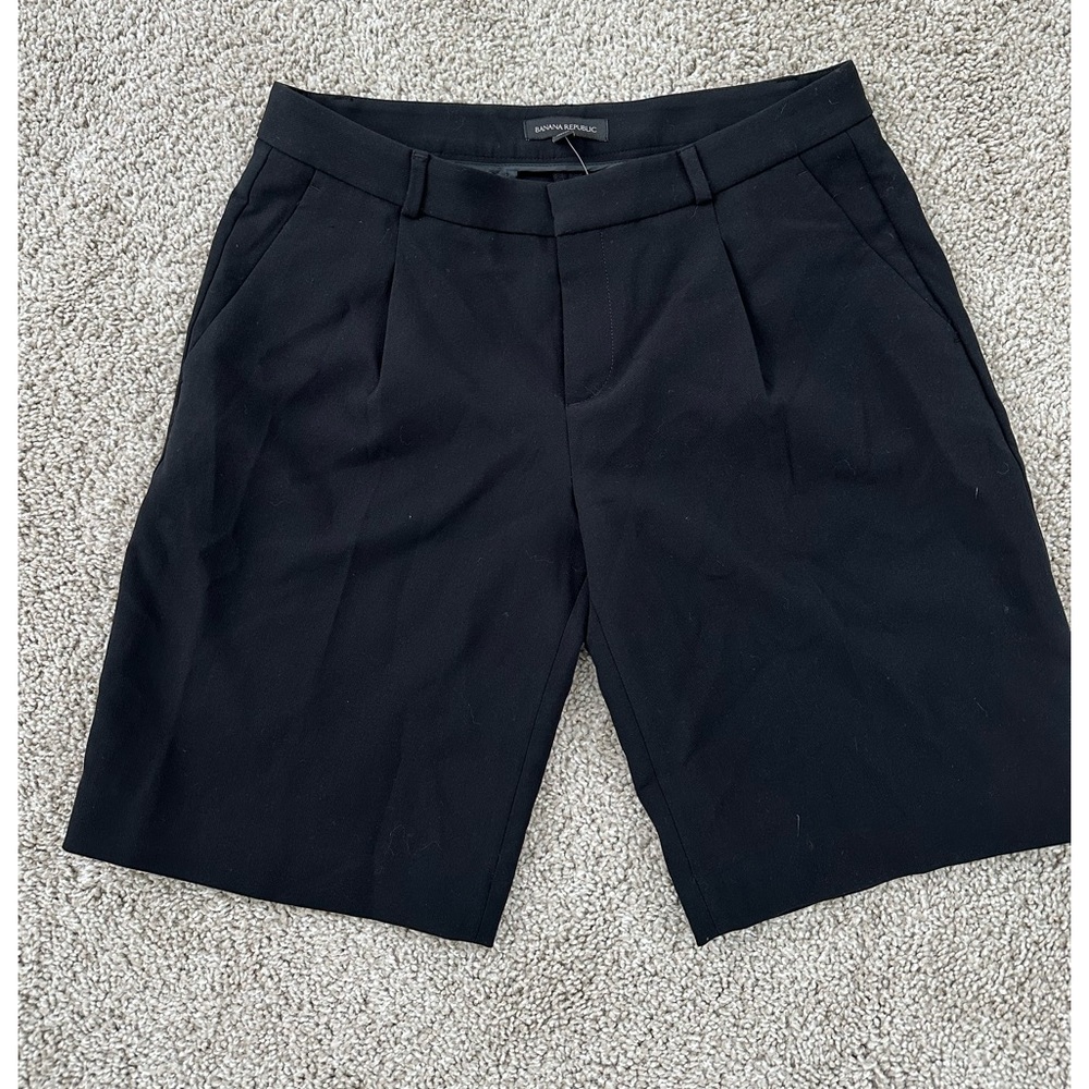 Banana Republic black bermuda shorts